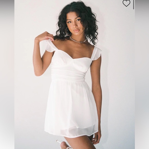 Princess Polly Chiffon Mini Dress - Picture 3 of 14